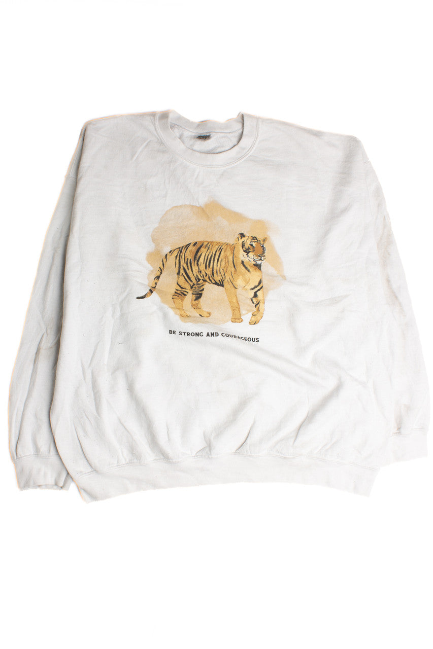 Vintage Tiger Phrase Sweatshirt 8659