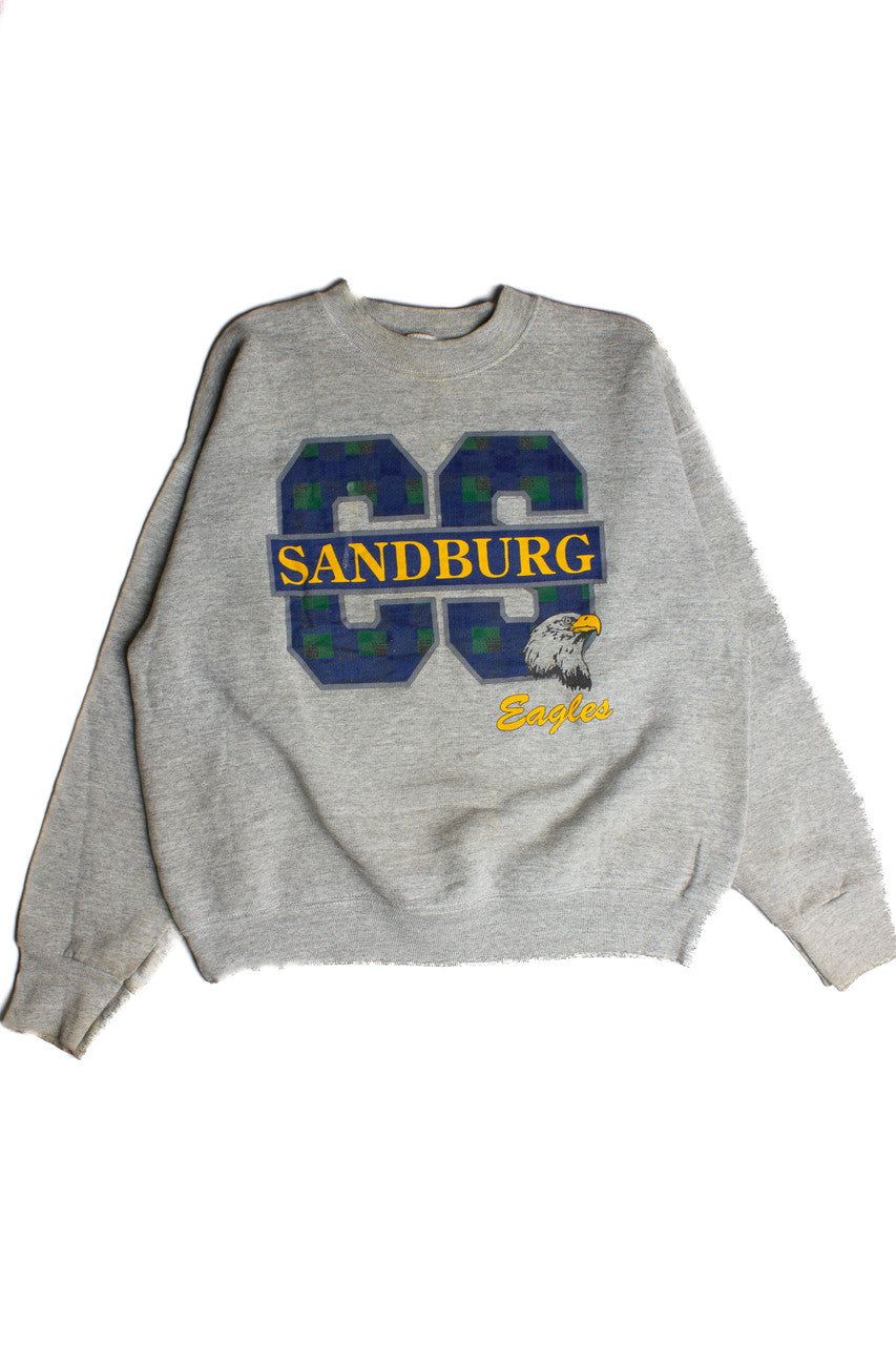 Vintage Sandburg Eagles Fruit of the Loom Sweatshirt
