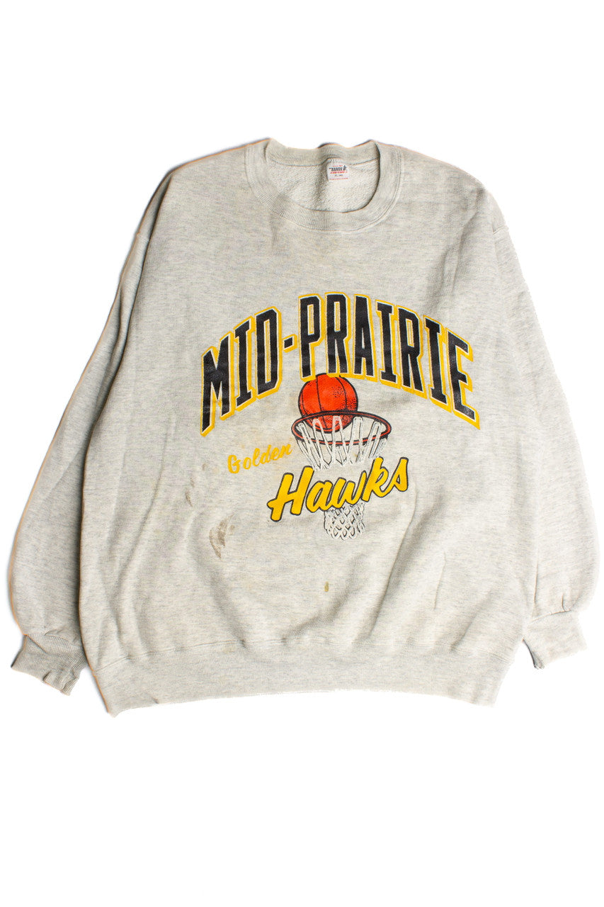Vintage Mid Prairie Hawks Sweatshirt 8685