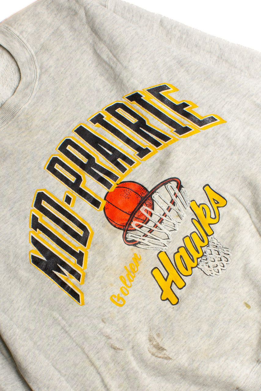 Vintage Mid Prairie Hawks Sweatshirt 8685