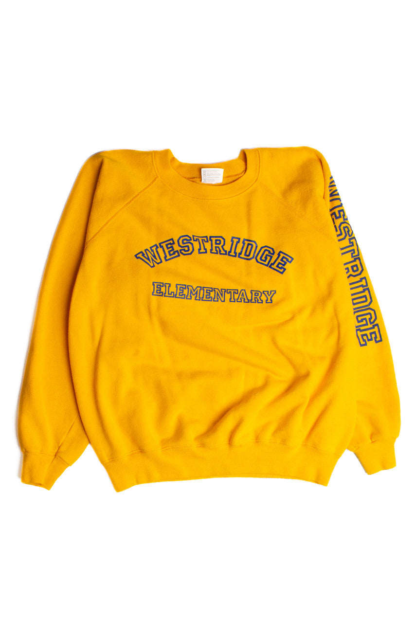 Vintage Westridge Elementary Hanes Sweatshirt 8694
