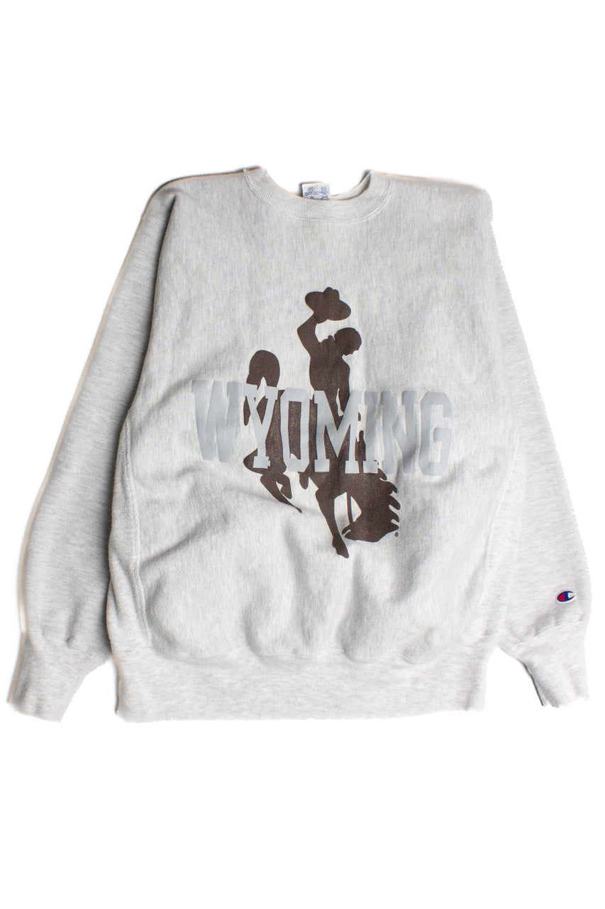 Vintage Wyoming Cowboy Sweatshirt (1990s) 8696