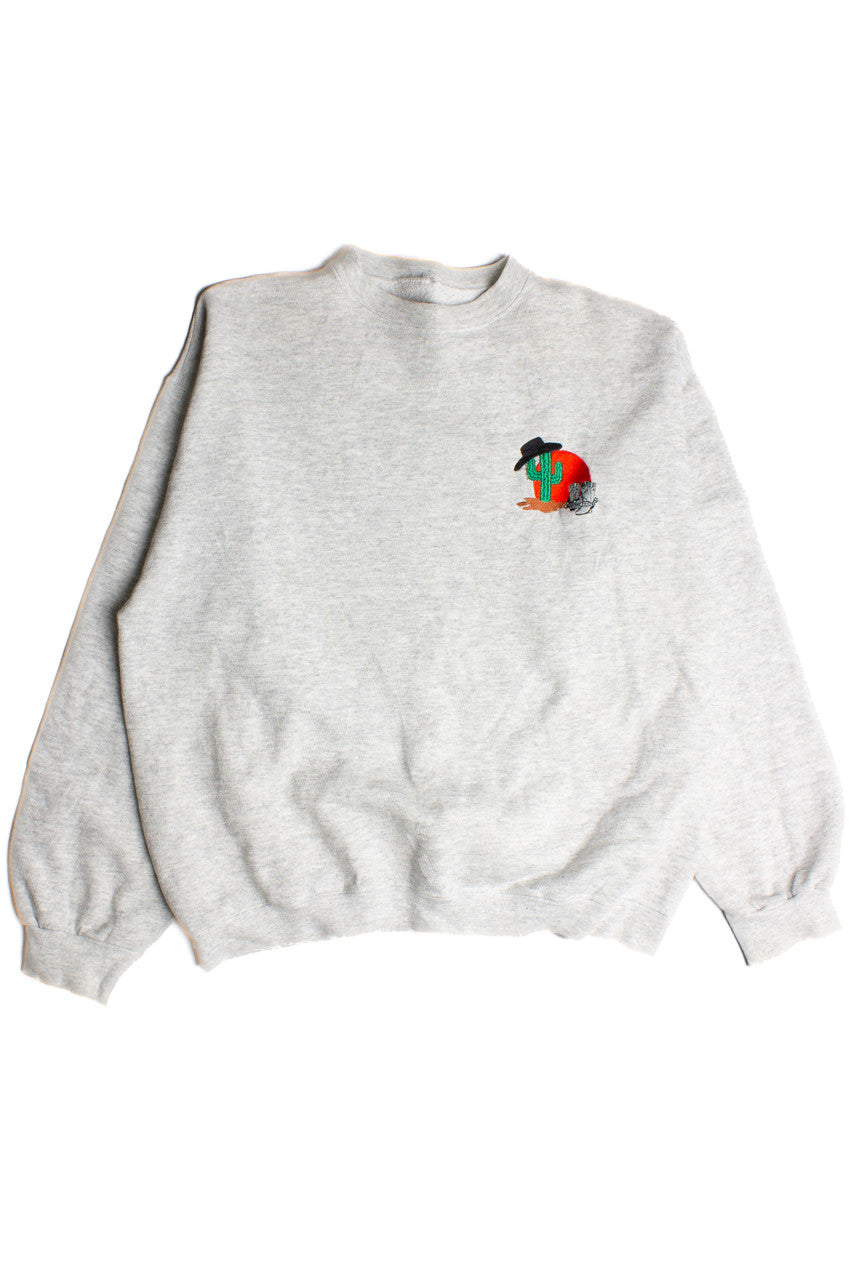Vintage Cowboy Embroidered Sweatshirt (1990s) 8736