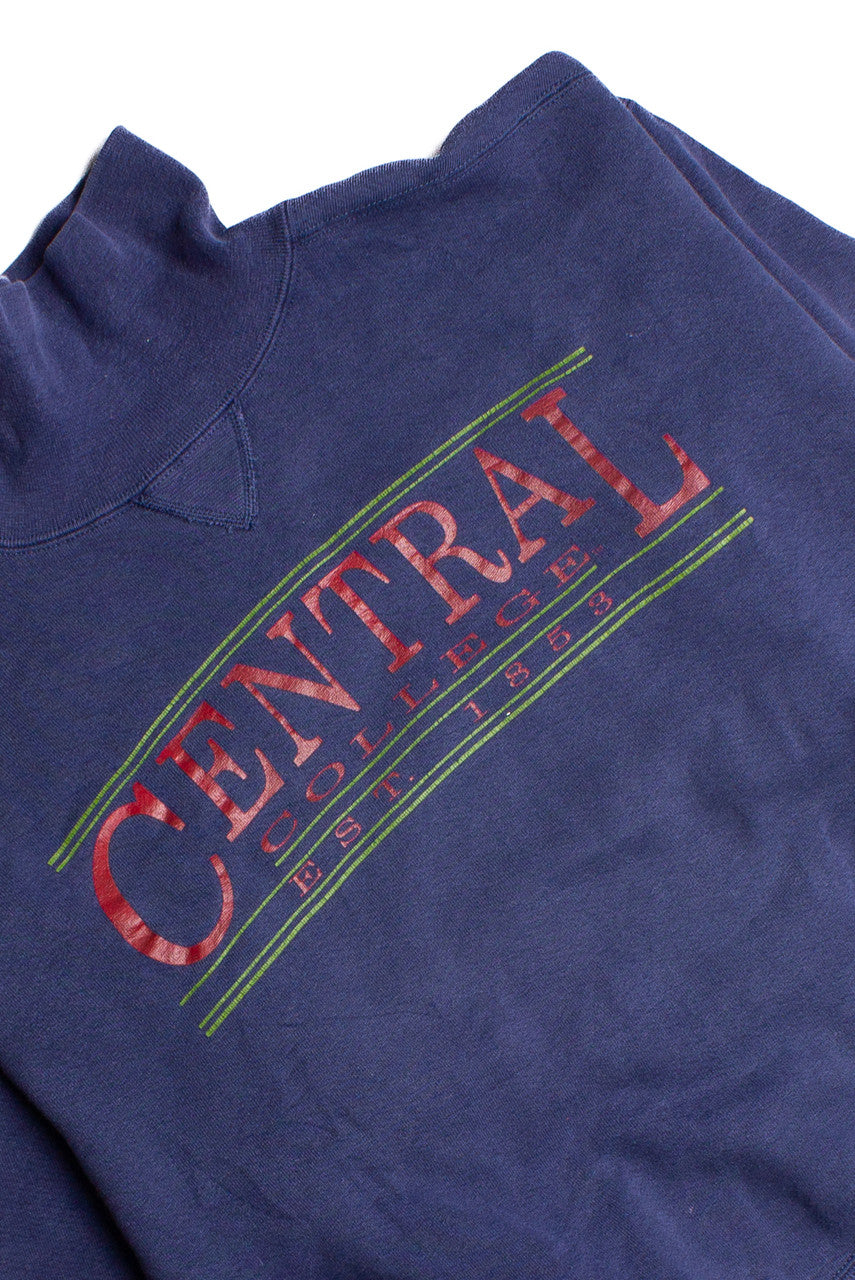 Vintage Central College Sweatshirt (1990s) 8741