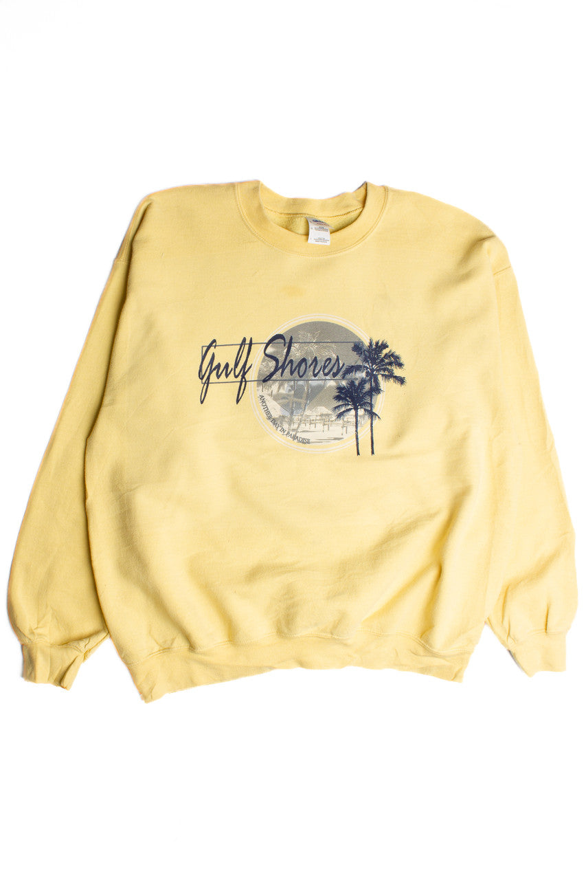 Vintage Gulf Shores Pastel Sweatshirt 8744