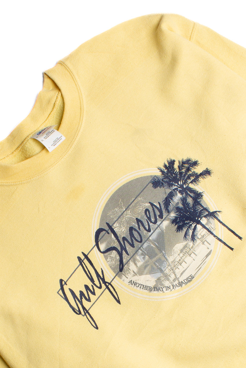 Vintage Gulf Shores Pastel Sweatshirt 8744