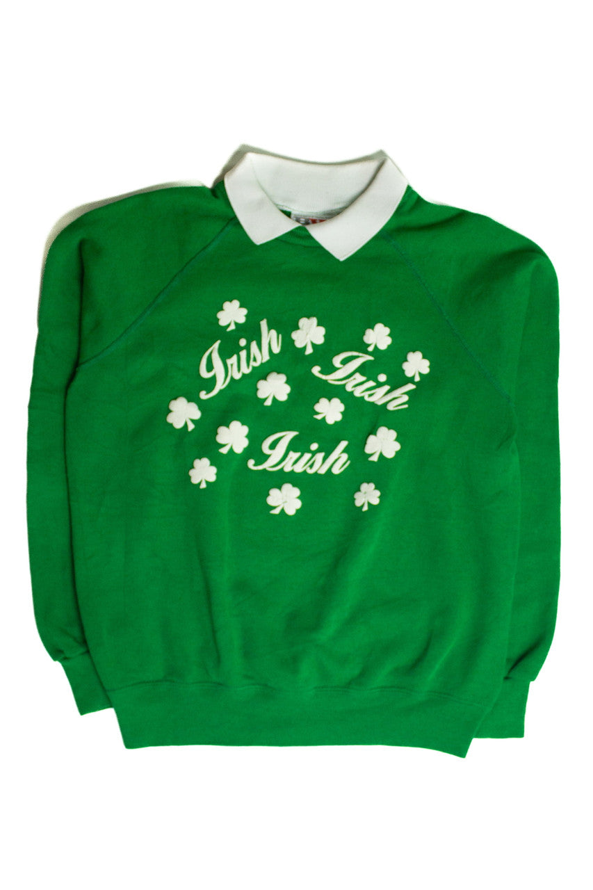 Vintage Irish Irish Irish Collared Sweatshirt (1980s)