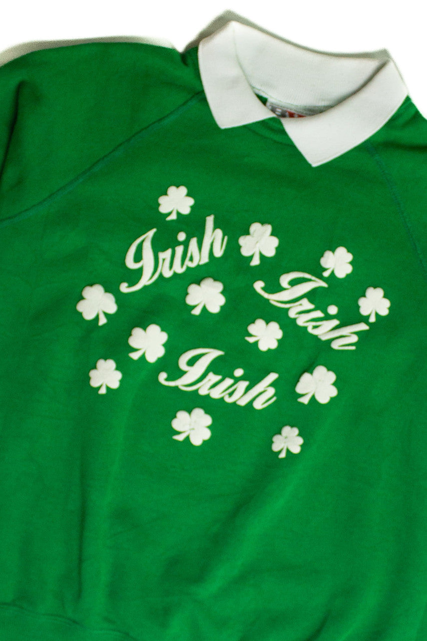 Vintage Irish Irish Irish Collared Sweatshirt (1980s)