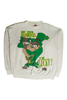 Vintage Taz Bet Your Shamrocks Sweatshirt (1997)