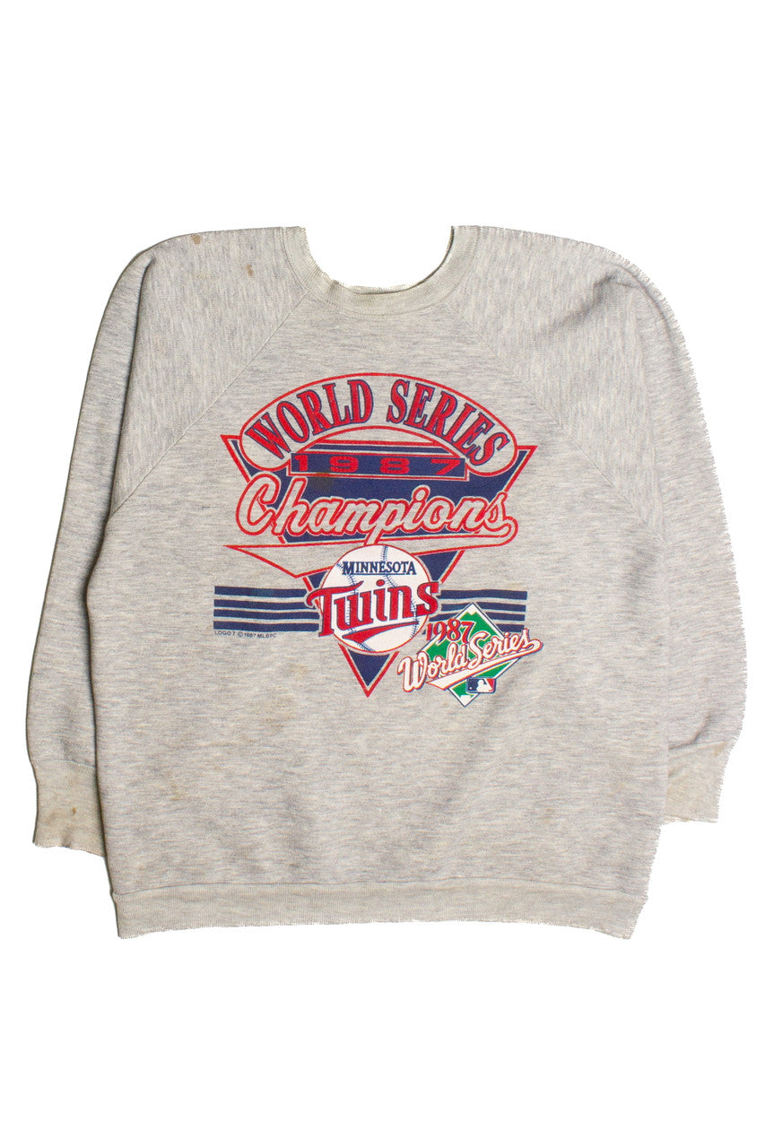 Vintage World Series Minnesota Twins Sweatshirt (1980s) 8757