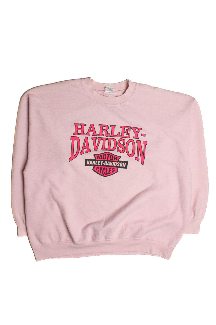 Vintage Harley Davidson Pink Sweatshirt (2000s) 8759