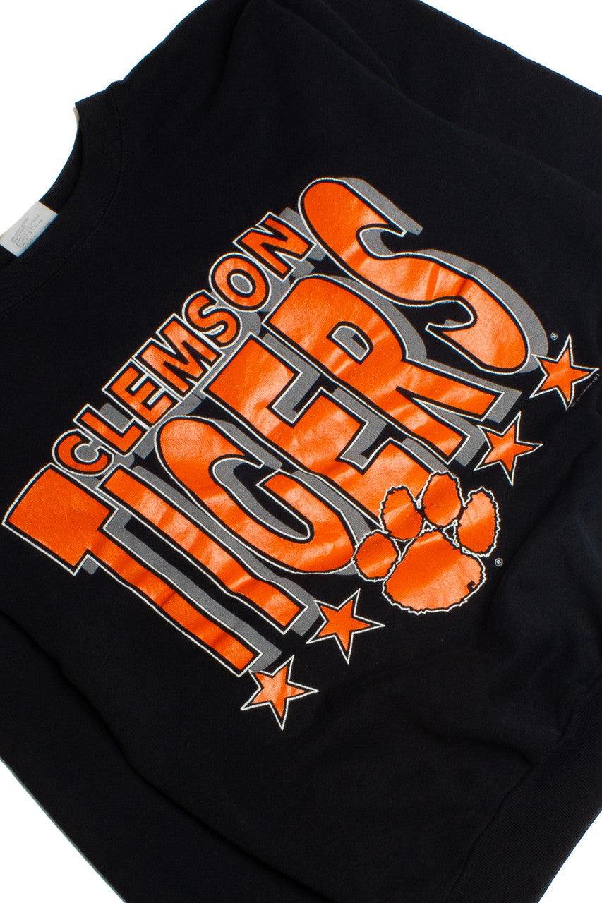 Vintage Clemson Tigers Sweatshirt (1990s) 8781