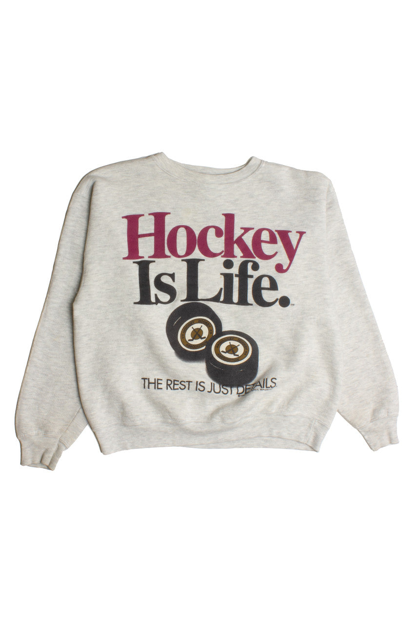Vintage Hockey Is Life Sweatshirt (1990s) 8805