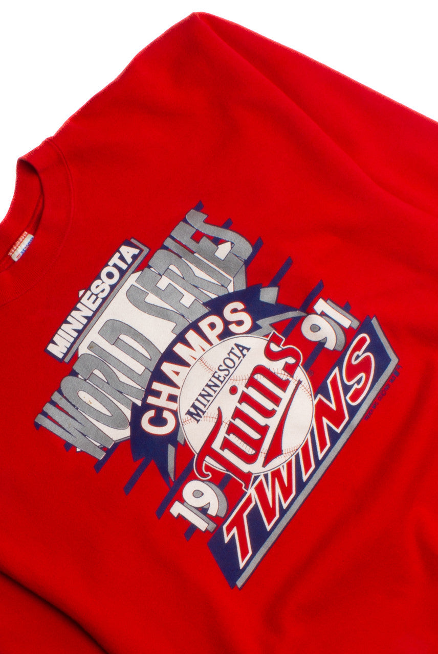 Vintage Minnesota Twins World Series Sweatshirt (1990s) 8818