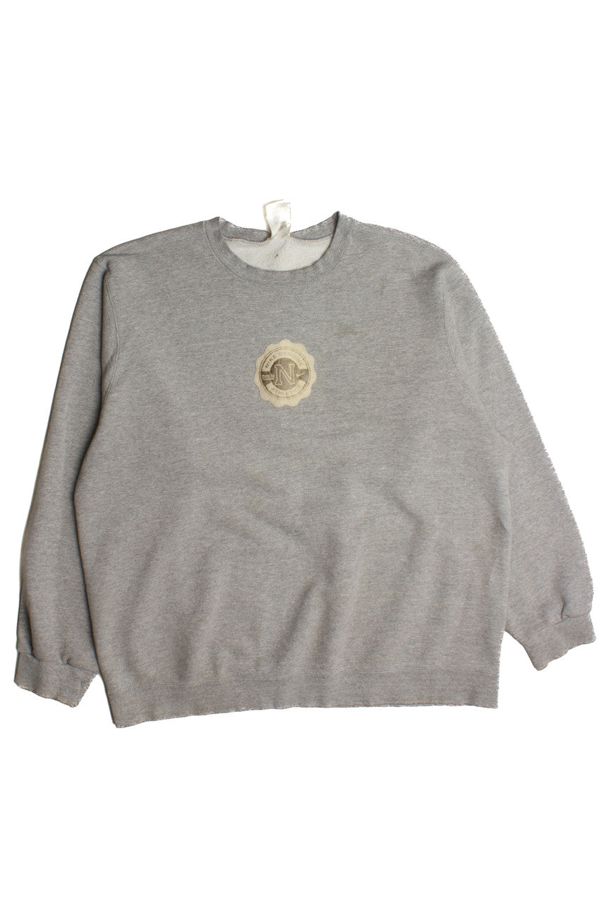 Vintage Nike Suede Logo Sweatshirt (1990s) 8834