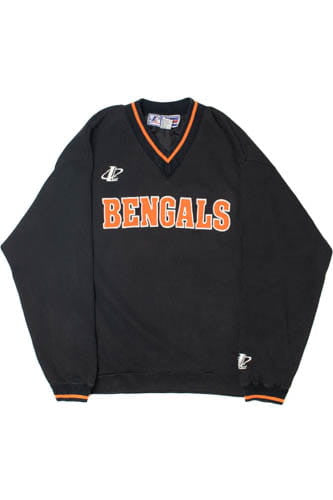 Vintage NFL Cincinnati Bengals Waffle Weave Poly-Lined Sweatshirt