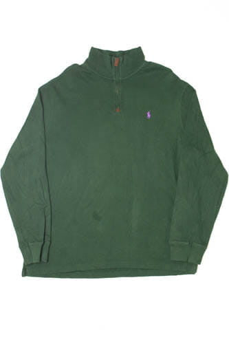 Vintage Polo By Ralph Lauren Quarter-Zip Sweatshirt