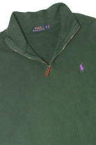 Vintage Polo By Ralph Lauren Quarter-Zip Sweatshirt