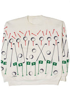 Vintage Golf All Over Print Sweatshirt