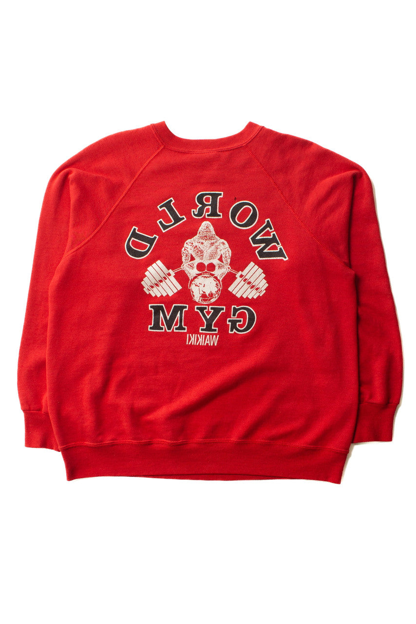 Vintage World Gym Waikiki Sweatshirt (1980s)