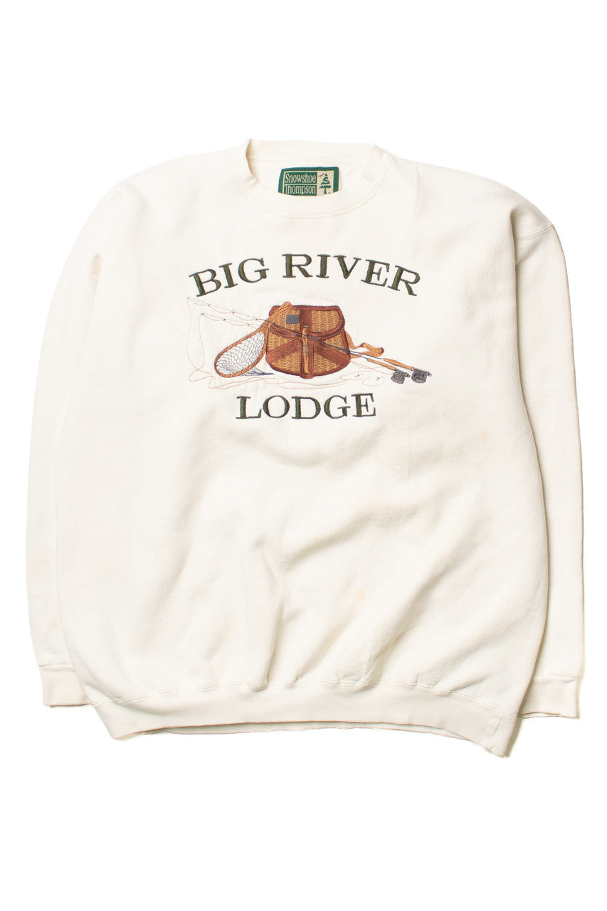 Embroidered Big River Lodge Sweatshirt