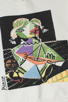 Vintage Picasso Art Print Sweatshirt With Pockets