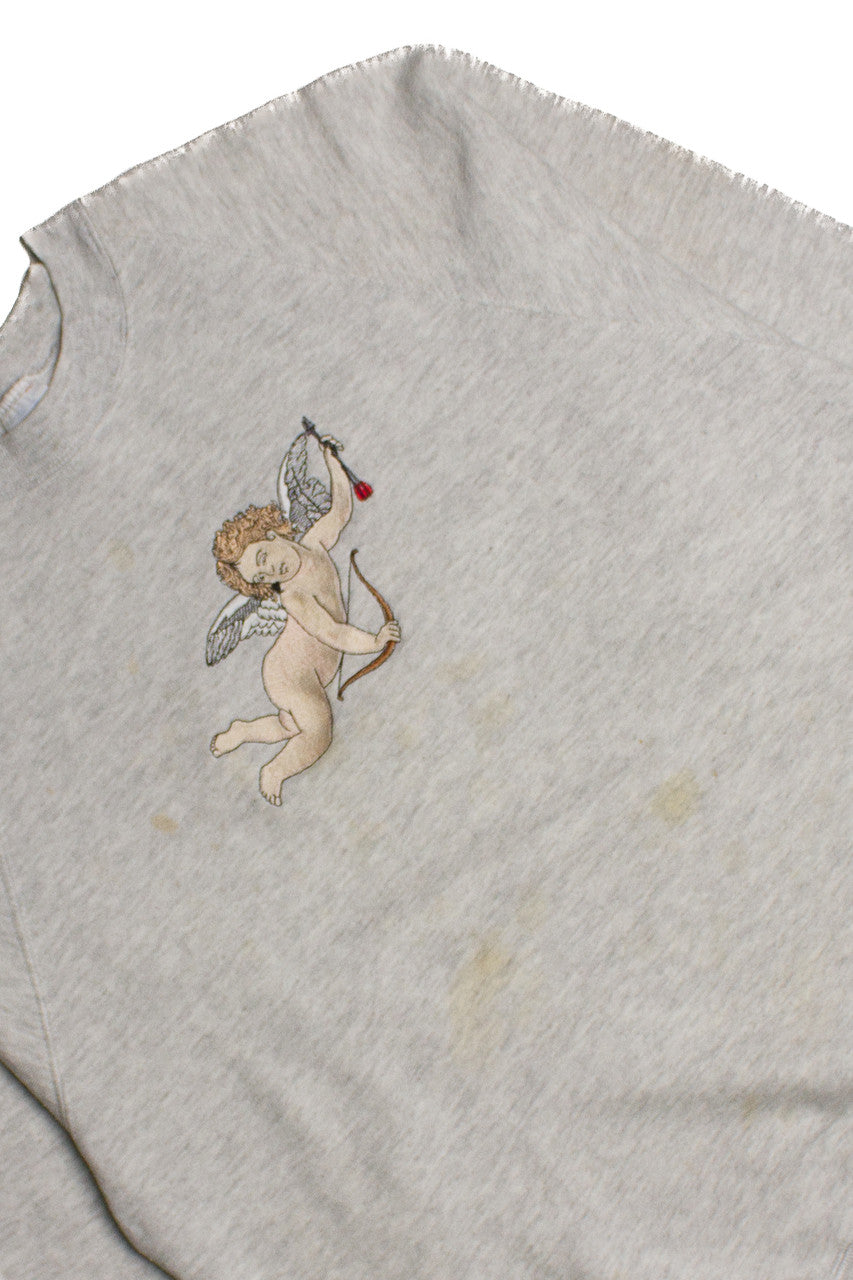 Vintage Cherub Embroidered Sweatshirt (1990s)