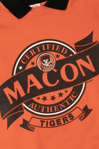 Vintage Macon Tigers Collared Sweatshirt