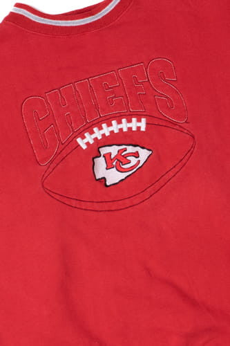 Vintage Kansas City Chiefs Embroidered Football Sweatshirt