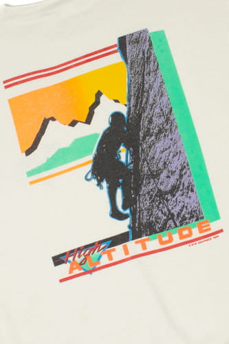 Vintage High Altitude Neon Climbing Sweatshirt