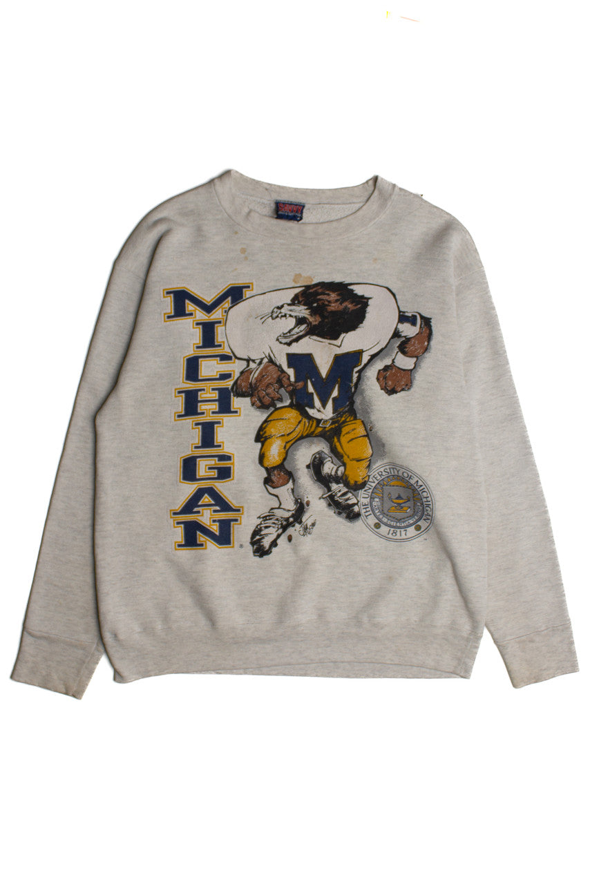 Vintage University Of Michigan Sweatshirt (1990s) 8997