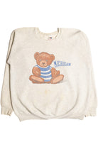 Michigan Teddy Bear Sweatshirt 9005