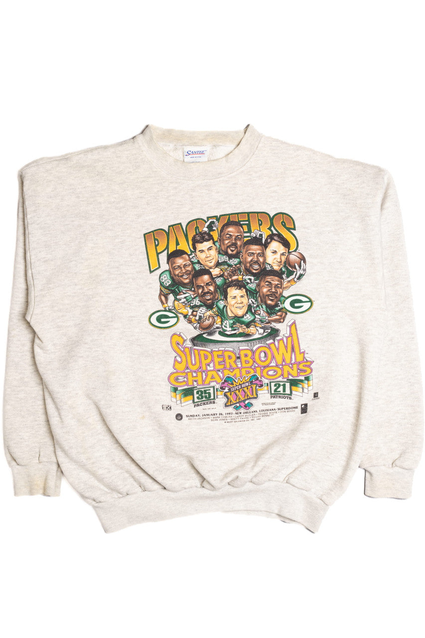 1997 Super Bowl XXXI Sweatshirt 9013