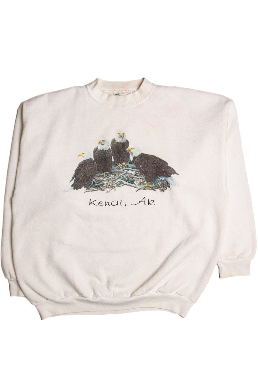 Kenoi, AK Bald Eagle Sweatshirt 9087
