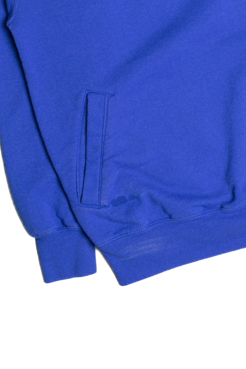 Blue Champion Partial Zip Sweatshirt 9199