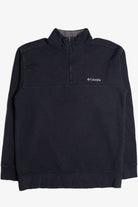 Black Columbia Partial Zip Sweatshirt 9249