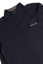 Black Columbia Partial Zip Sweatshirt 9249