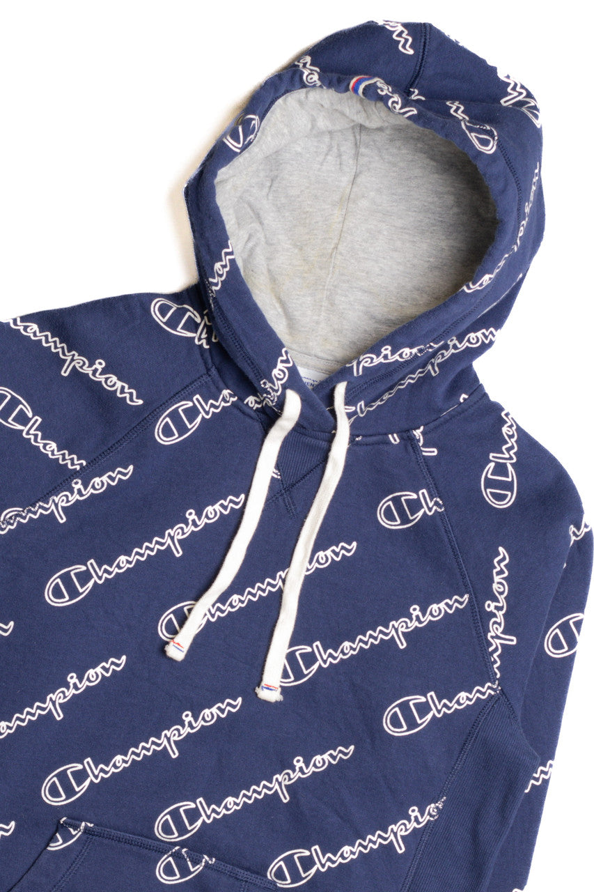 Dark Blue Champion Hoodie 9266