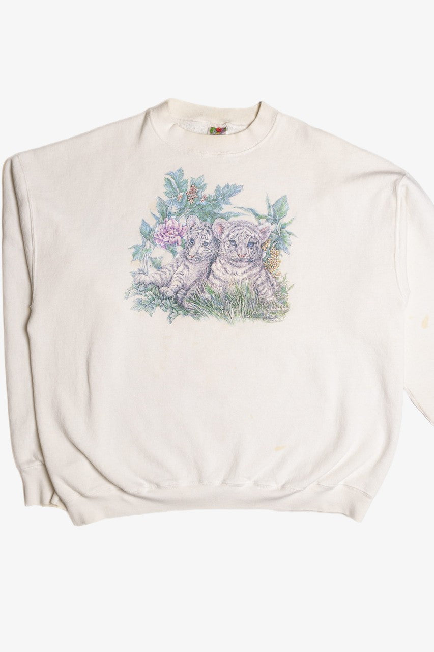 White Tiger Cubs Sweatshirt 9277