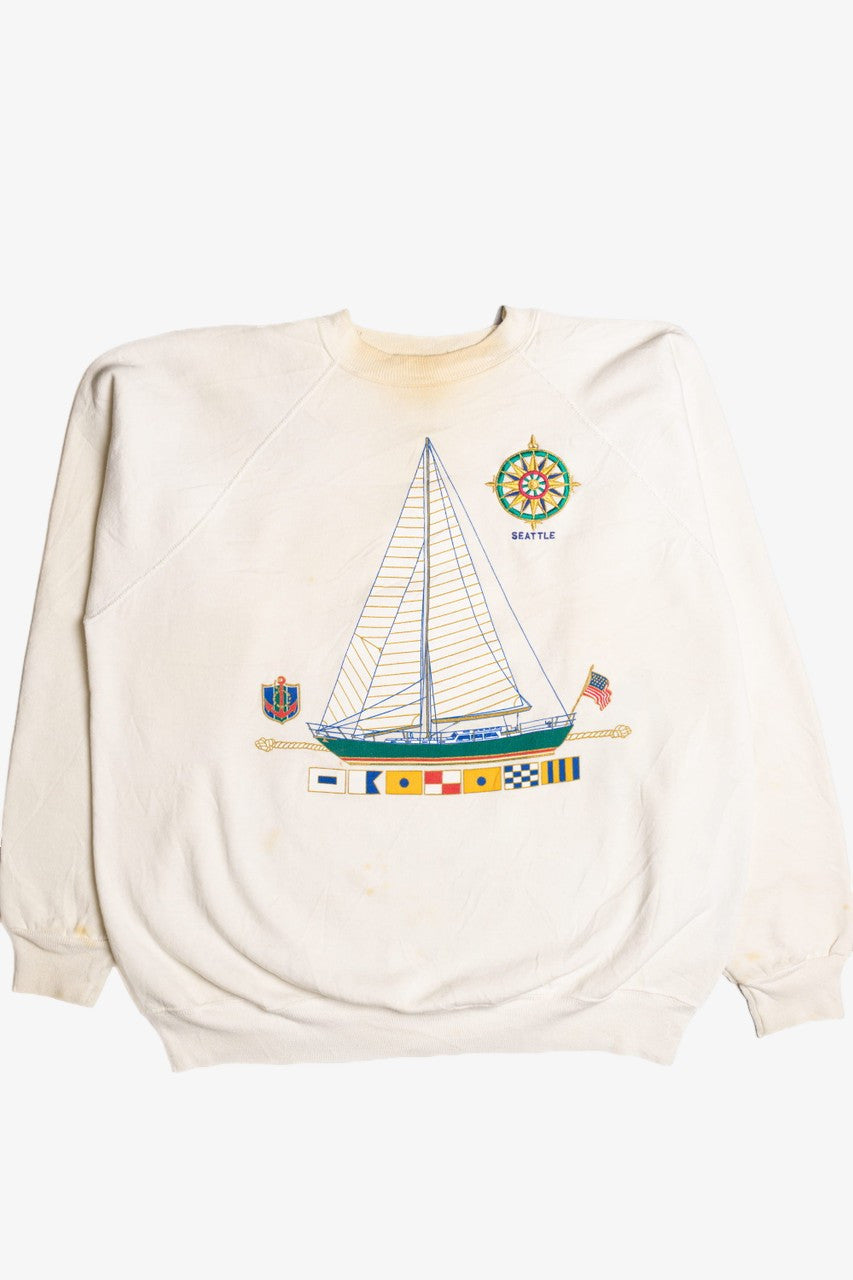 Seattle Sailboat Sweatshirt 9300
