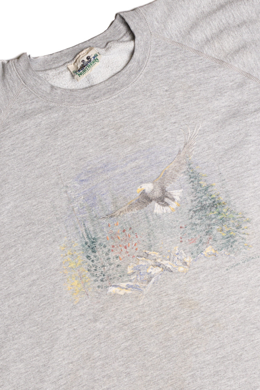 Bald Eagle Nature Scene Sweatshirt 9323