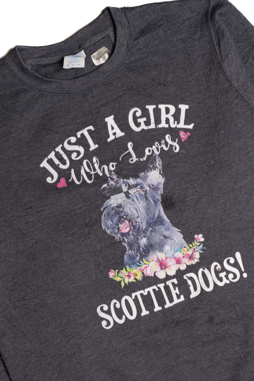 Just A Girl Who Loves Scottie Dogs Sweatshirt 9330