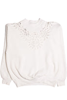 White Lace Sweatshirt 9350