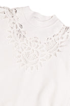 White Lace Sweatshirt 9350
