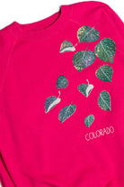 Colorado Leaves Pink Sweatshirt 9359
