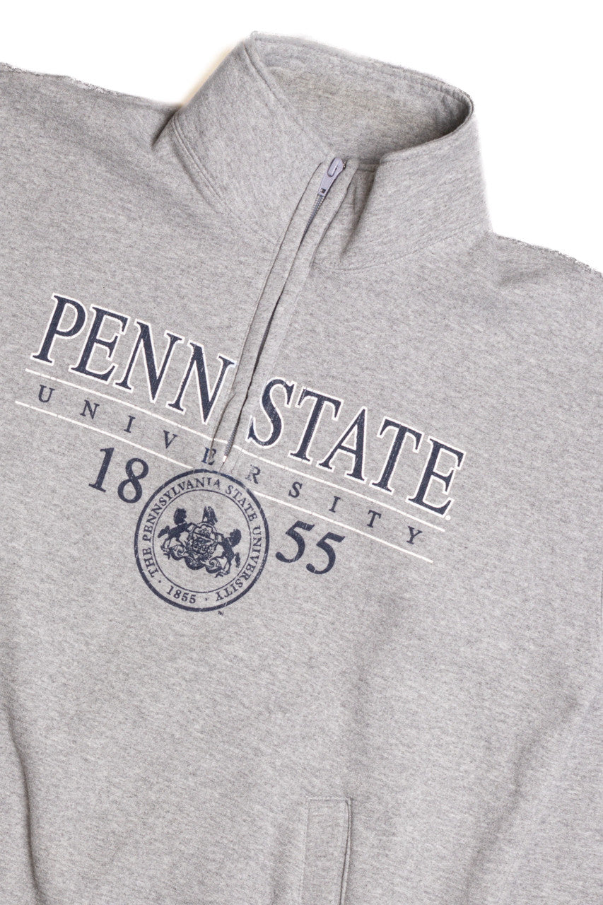 Penn State University Partial Zip Sweatshirt 9374