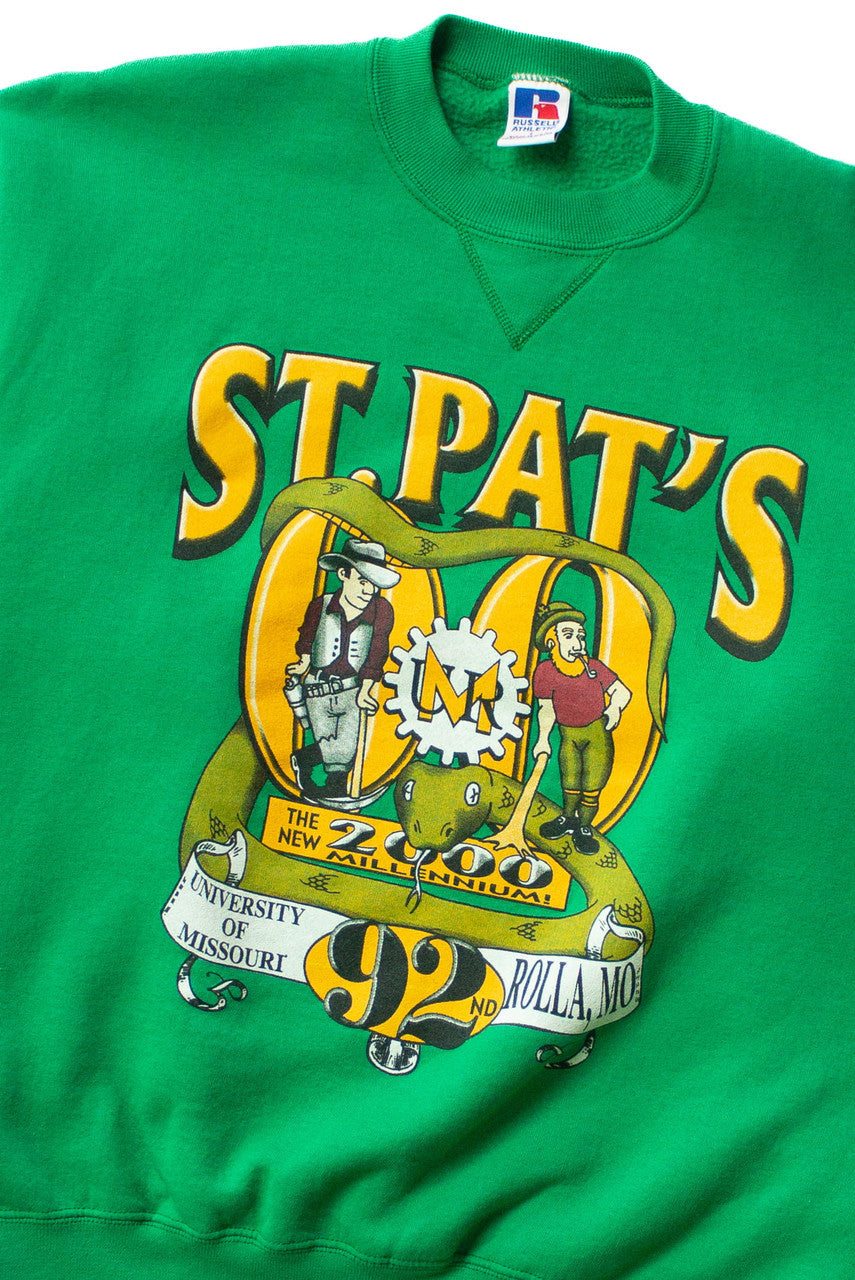 Vintage Rolla, MO St. Pat's Sweatshirt (2000)