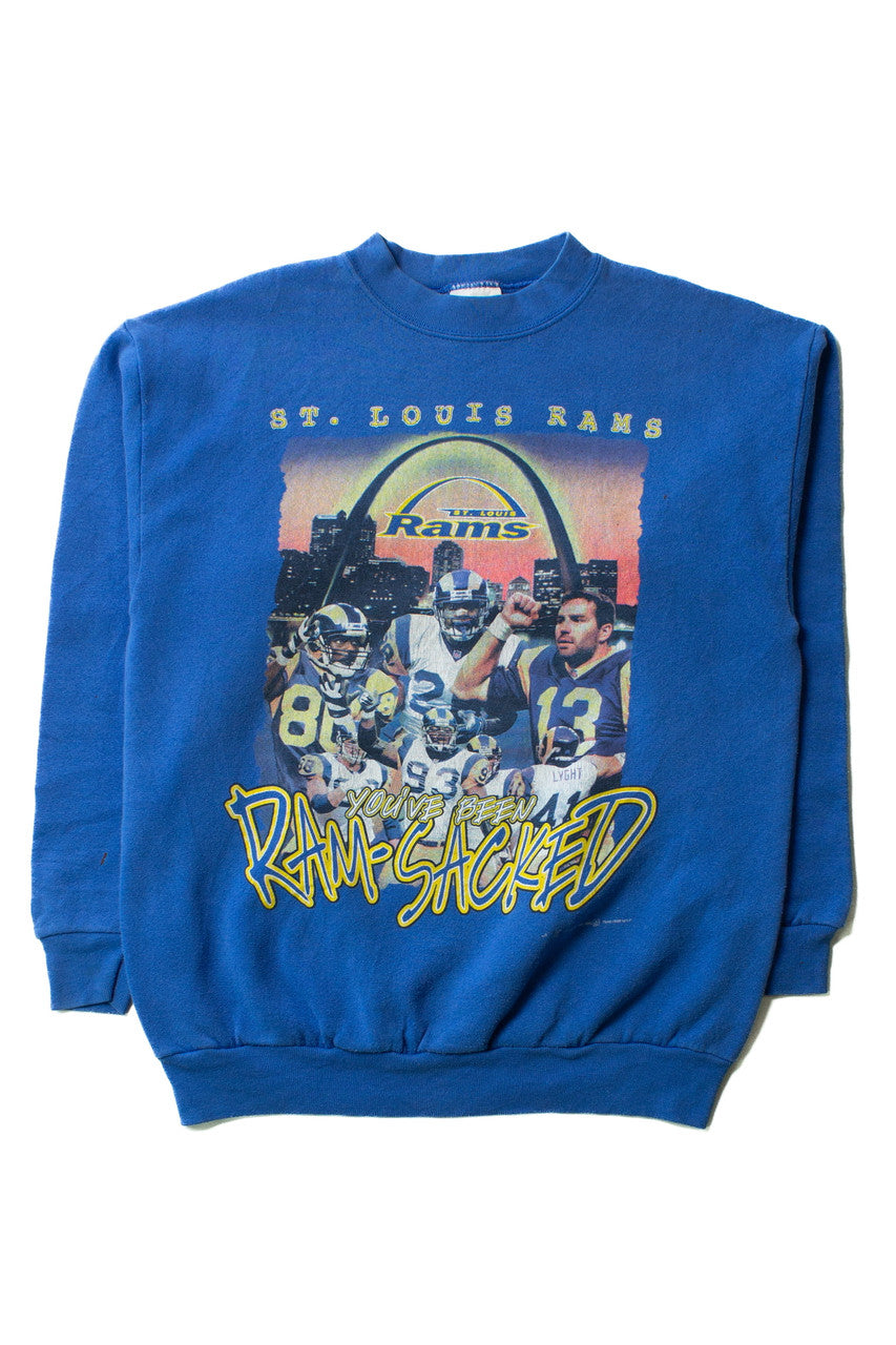 Vintage St. Louis Rams "Ram-Sacked" Sweatshirt (1999)