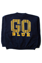 Vintage Michigan Wolverines "Go Blue" Sweatshirt (1990s)