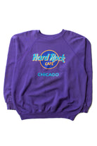 Vintage Purple Hard Rock Cafe Chicago Sweatshirt (1980s)